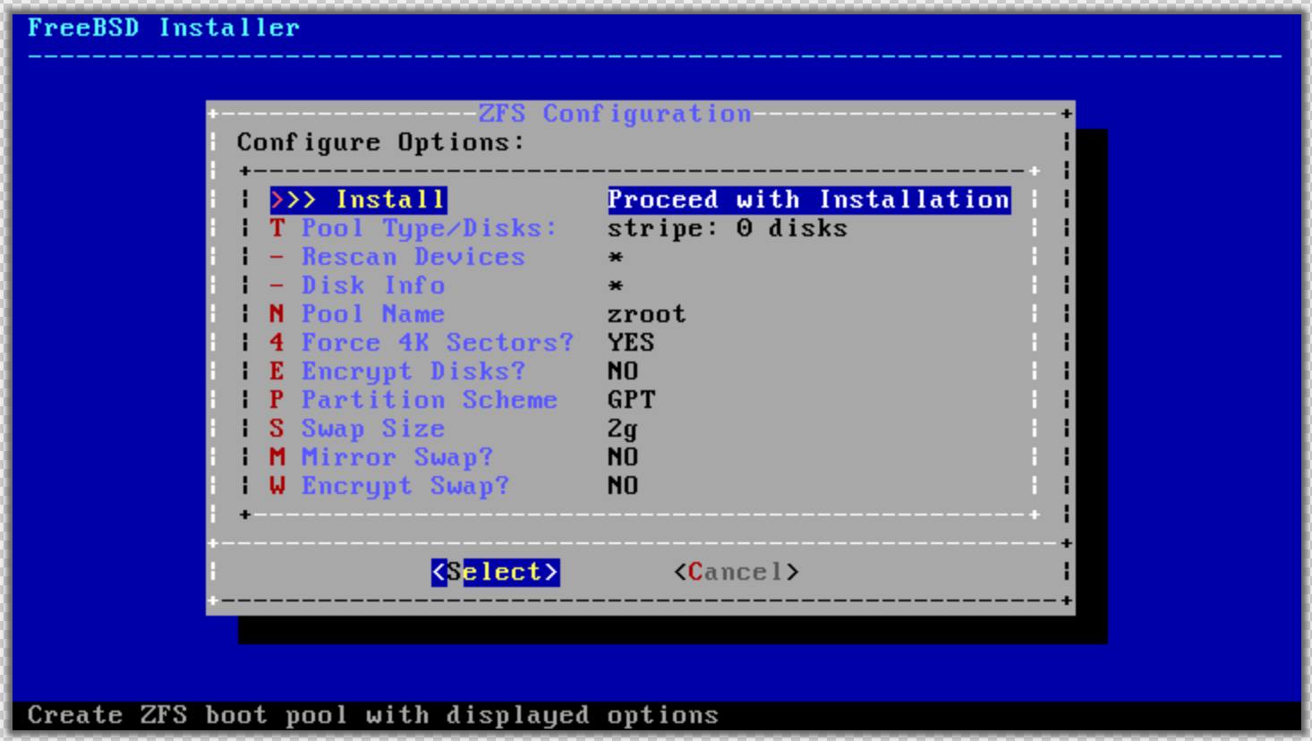 FreeBSD partition confirmation FreeBSD partition confirmation