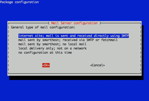 Exim4 mail delivery type configuration on Debian 5 (Lenny). Exim4 mail delivery type configuration on Debian 5 (Lenny).
